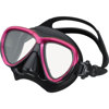 TUSA Intega Mask with Black Silicone Rose Pink